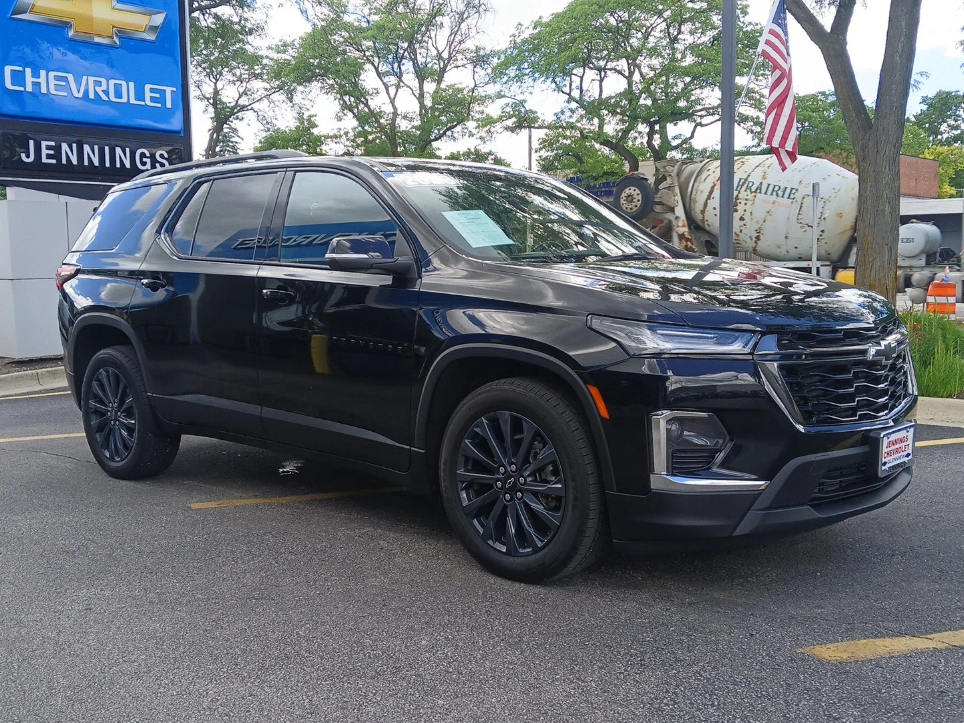 Used 2023 Mosaic Black Metallic Chevrolet RS image 2