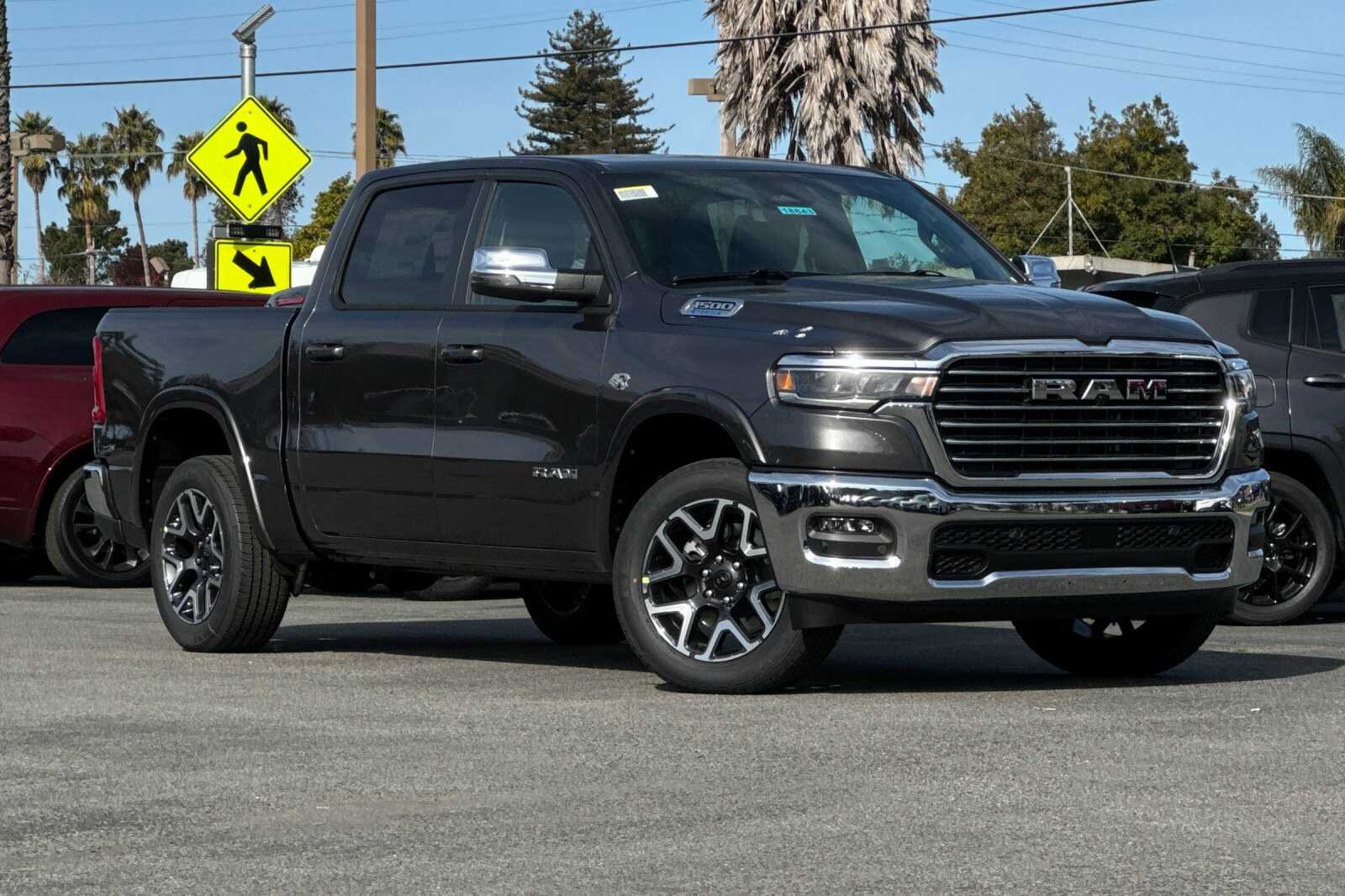 New 2026 Granite Crystal Metallic Clear-Coat Exterior Paint RAM LARAMIE image 2