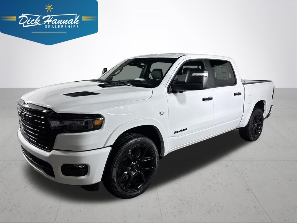 New 2026 Bright White Clear-Coat Exterior Paint RAM Laramie image 1