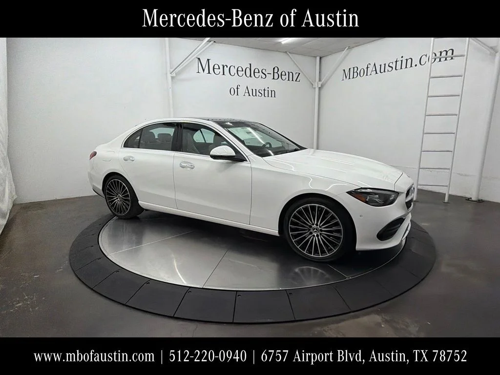 New 2026 White Mercedes-Benz C 300 image 1