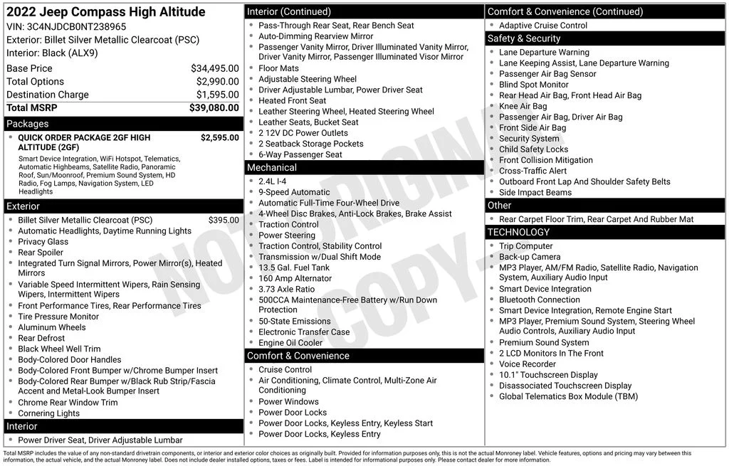 Certified Used 2022 Silver Jeep Limited image 2