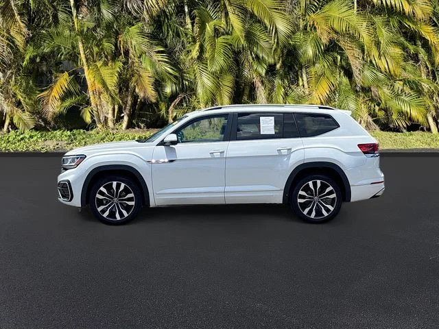 Used 2021 White Volkswagen 3.6L V6 SEL R-Line image 8