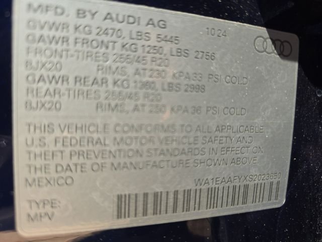 Used 2025 Blue Audi 45 S line Premium Plus image 40