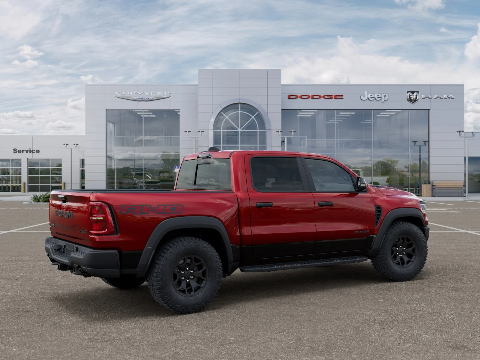 New 2026 Molten Red Pearl-Coat Exterior Paint RAM RHO image 31