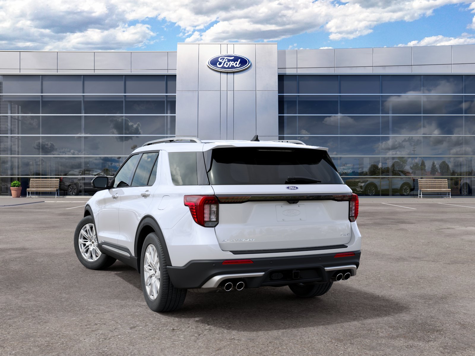 New 2027 Star White Metallic Tri-Coat Ford Platinum™ image 8