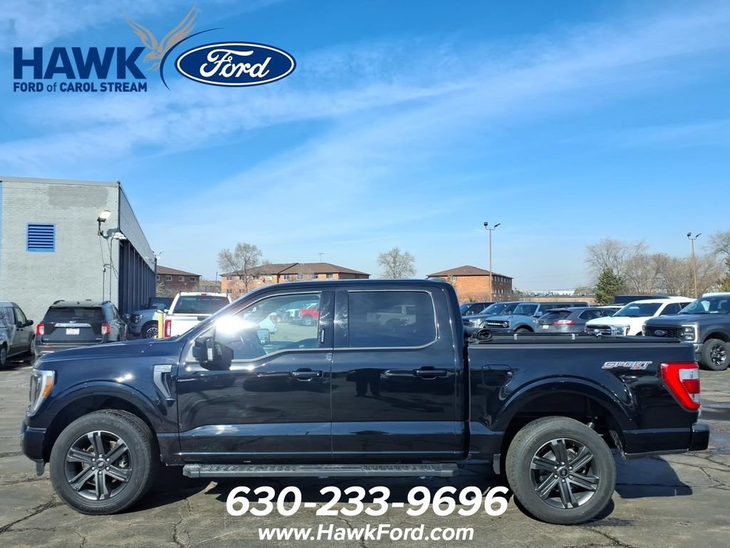 Certified Used 2022 Black Ford Lariat image 4