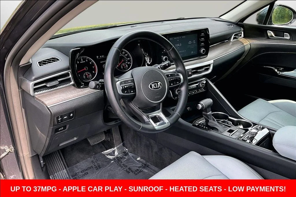 Used 2021 Gray Kia EX image 17
