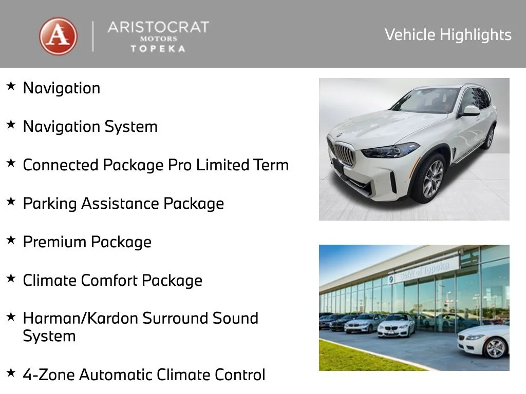 Used 2026 BMW X5 40i with VIN 5UX23EU04T9186972 for sale in Kansas City