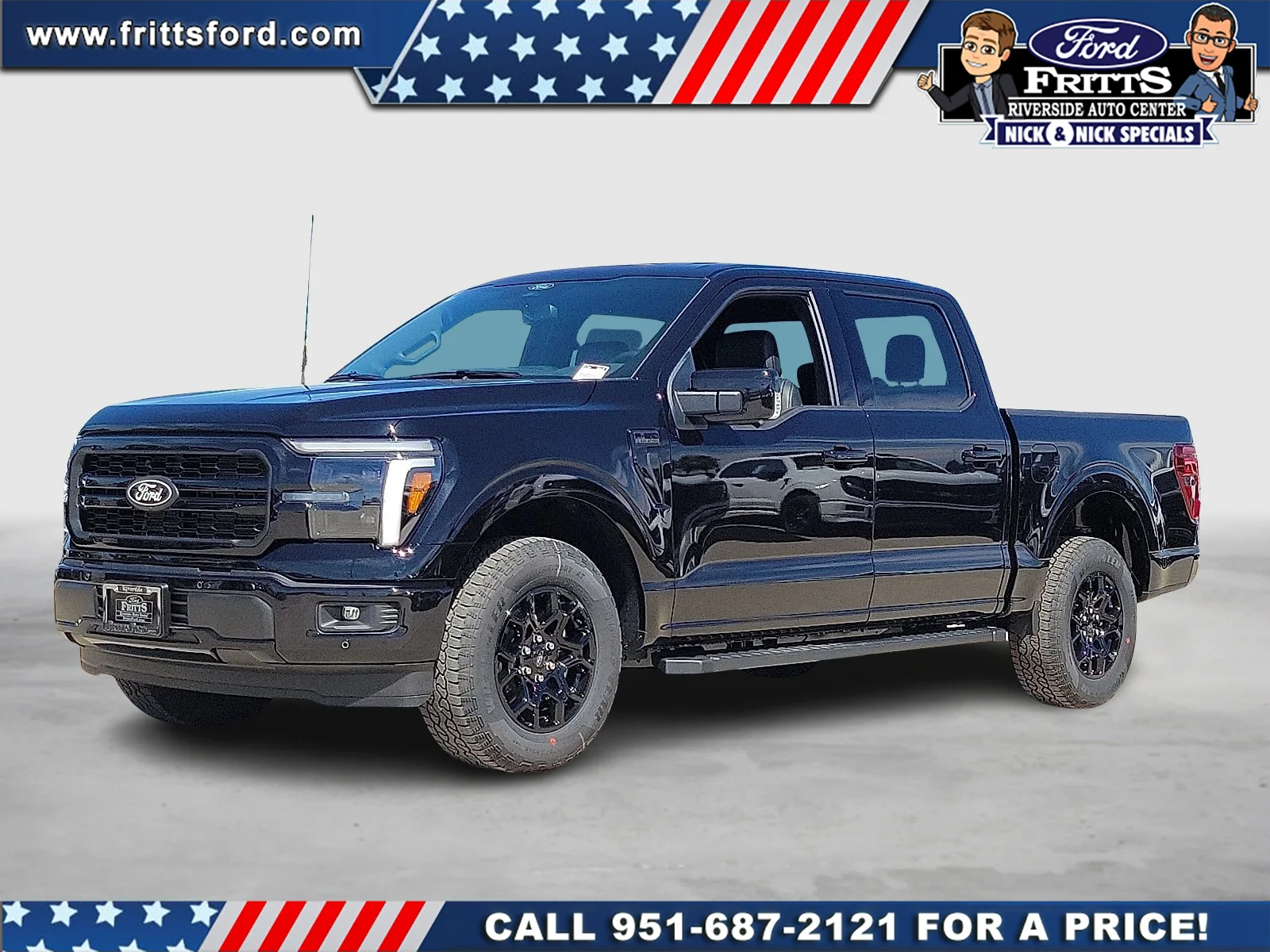 New 2026 Agate Black Metallic Ford Lariat® image 1