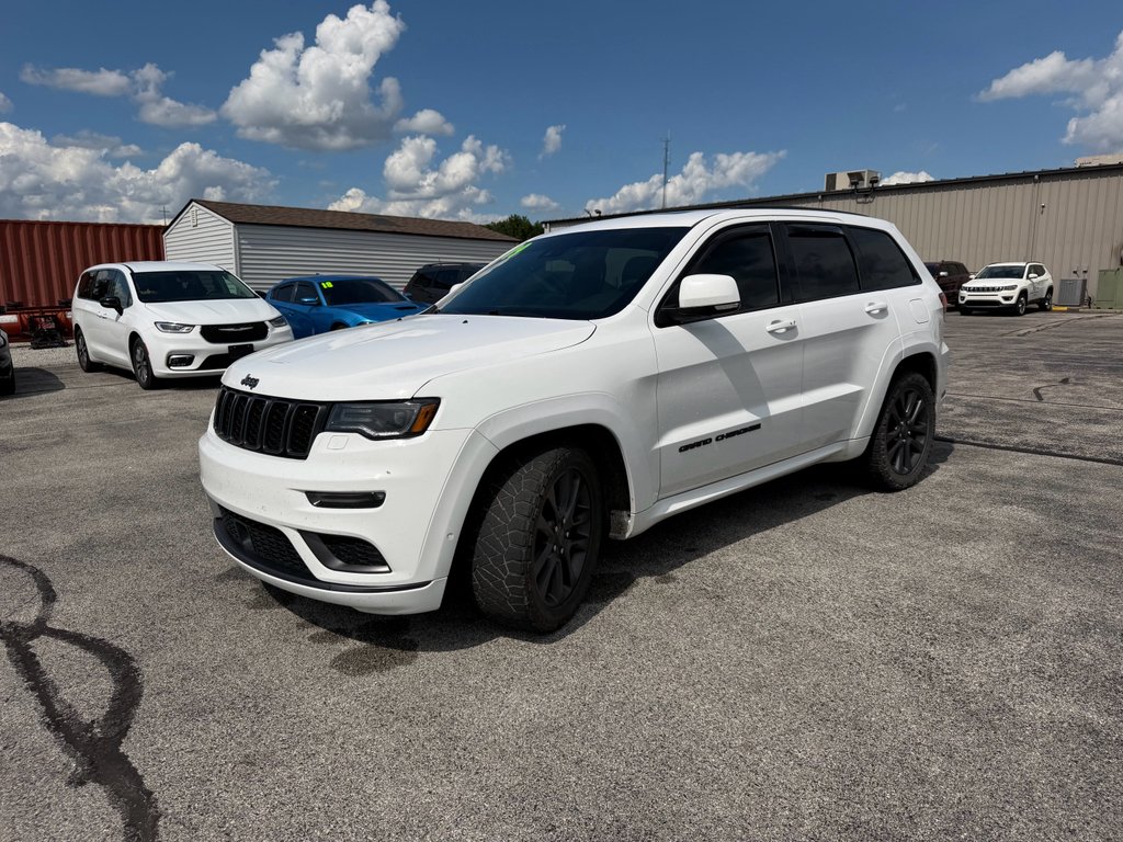 Used 2019 Bright White Clearcoat Jeep High Altitude image 1