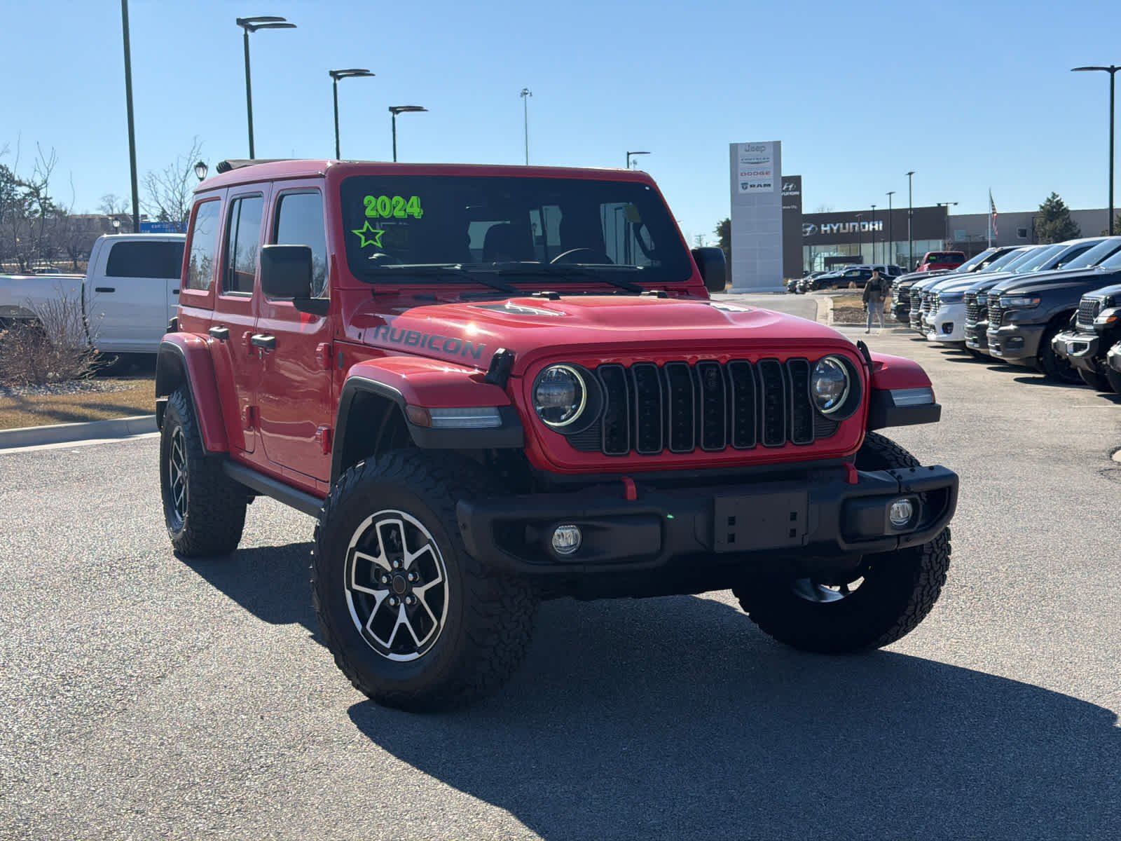 Used 2024 Jeep Wrangler 4-Door Rubicon X with VIN 1C4PJXFG4RW300689 for sale in Kansas City