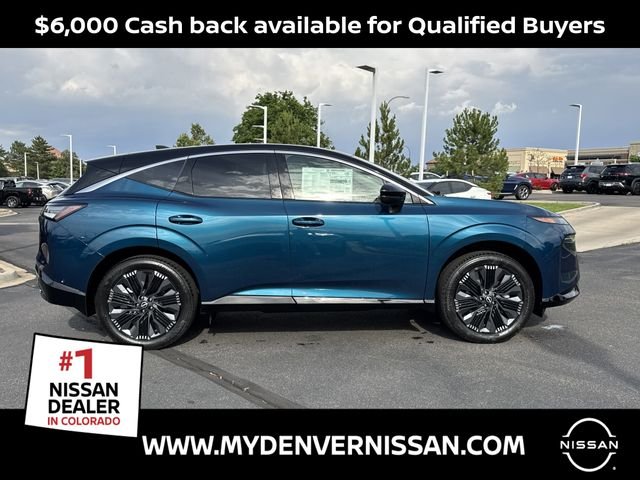 New 2026 Aurora Blue Pearl Metallic / Super Black Two-tone Nissan Platinum image 3