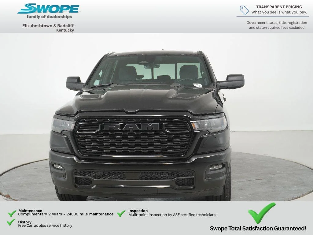 New 2026 Diamond Black Crystal Pearl-Coat Exterior Paint RAM Express image 8