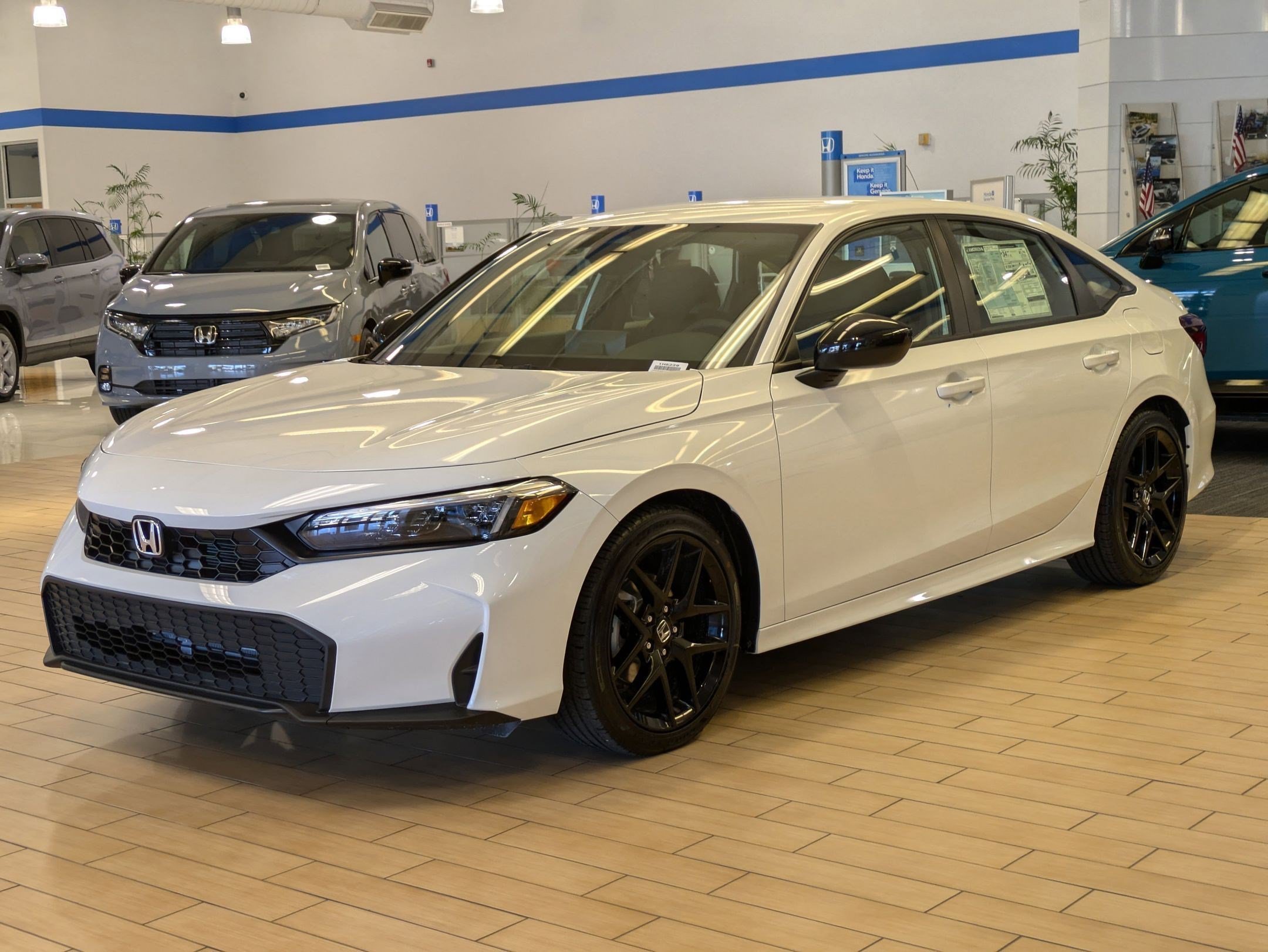 New 2026 Platinum White Pearl Honda Sport image 8