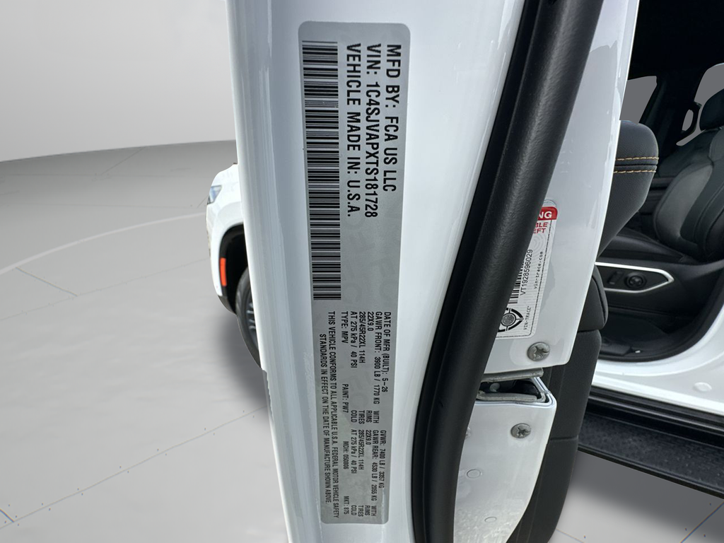 New 2026 Bright White Clearcoat Jeep  image 45