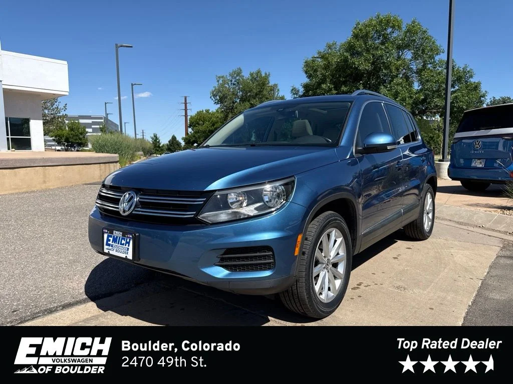 Used 2017 Blue Volkswagen 2.0T Wolfsburg Edition image 1