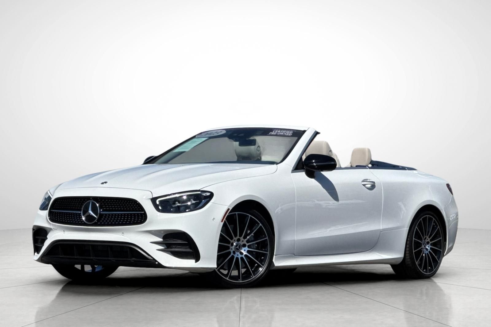 Certified Used 2023 White Mercedes-Benz E 450 image 1