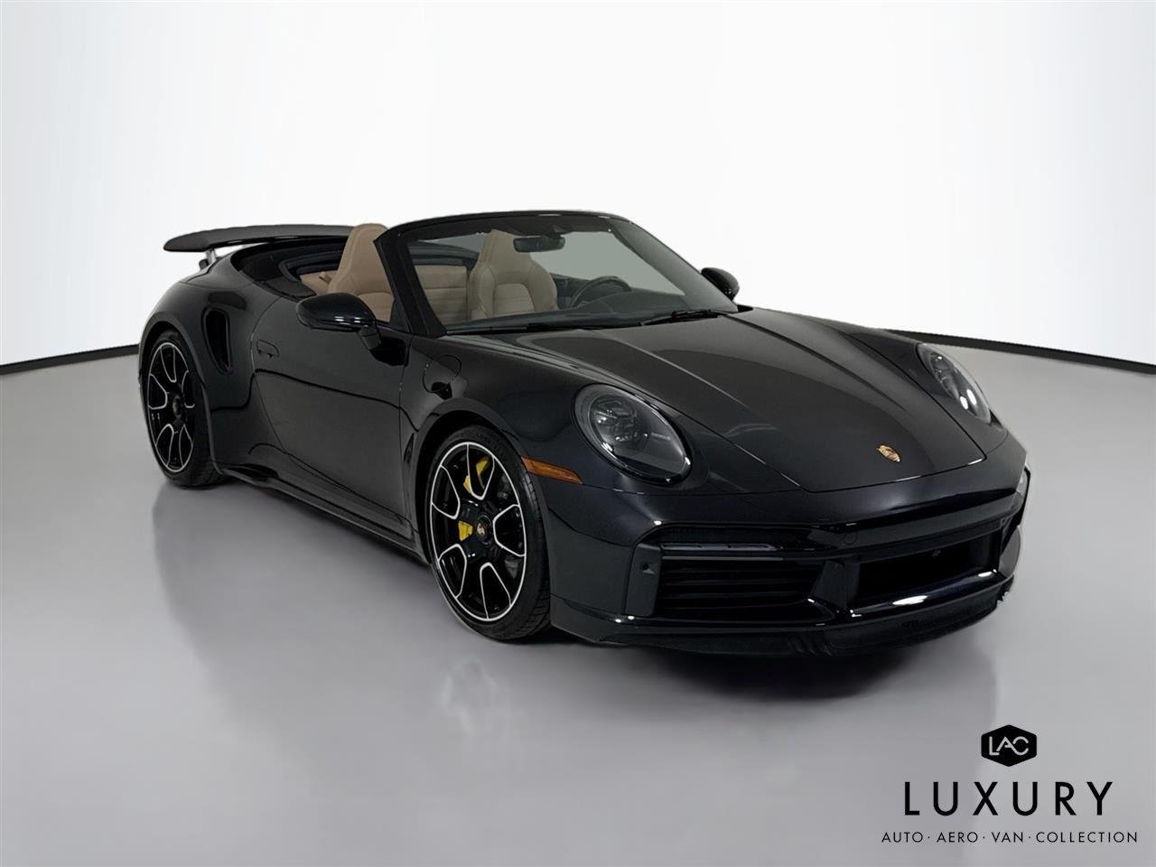 Used 2024 Black Porsche Turbo S Cabriolet | Front Lift | PCCB's image 3