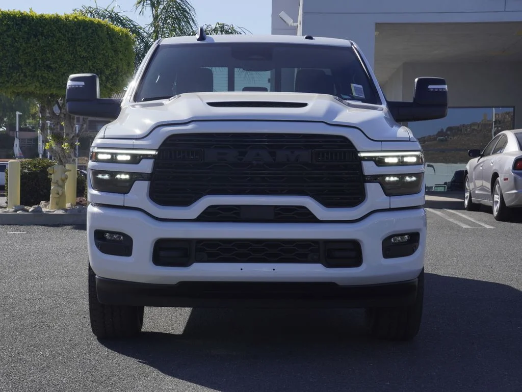 New 2026 Bright White Clear-Coat Exterior Paint RAM Laramie image 8