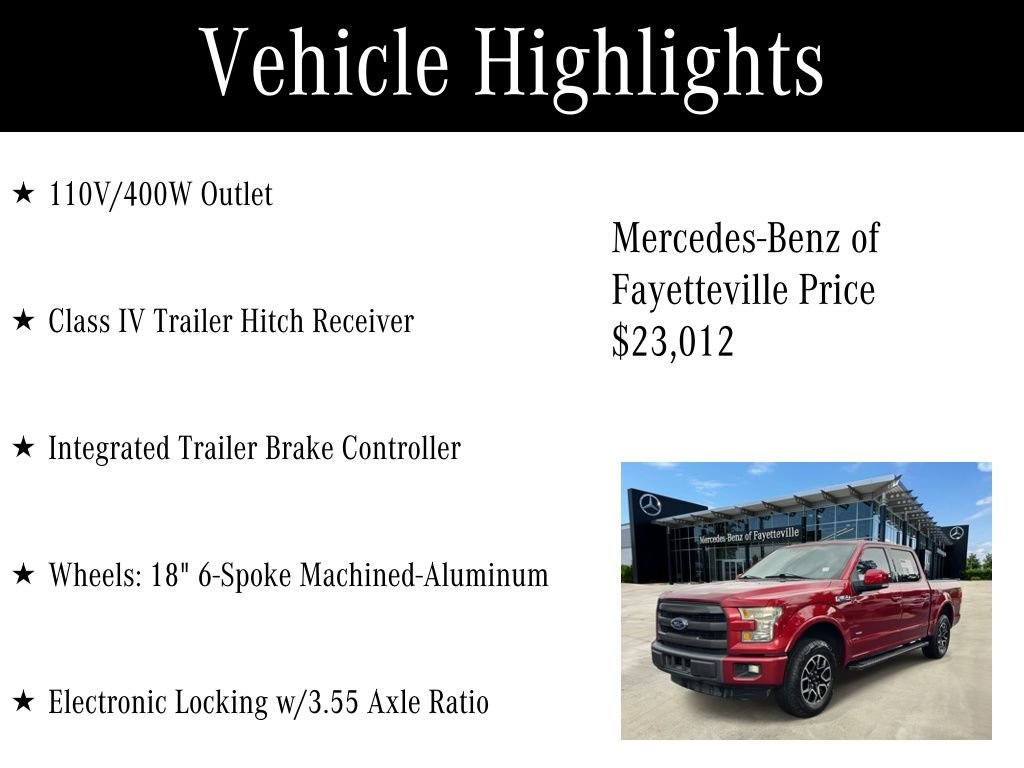 Used 2015 Red Ford Lariat image 18