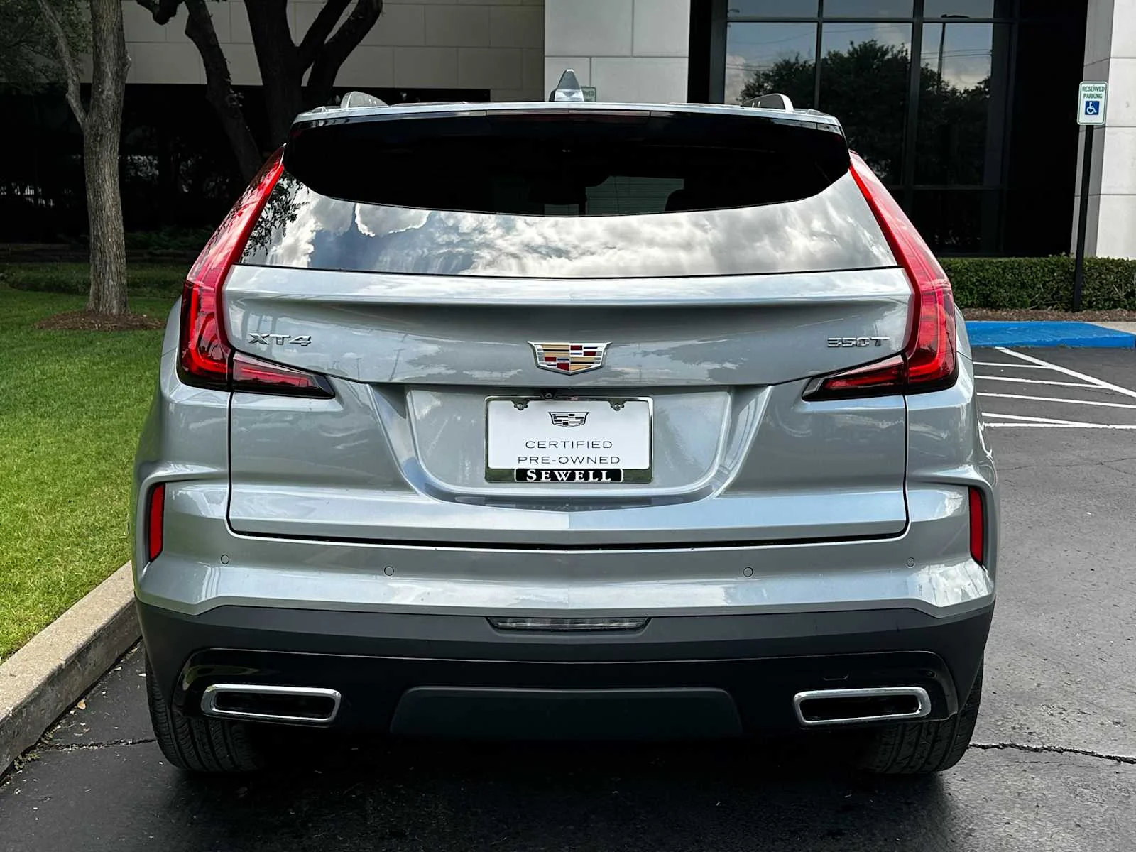 Used 2024 Argent Silver Metallic Cadillac Premium Luxury image 3