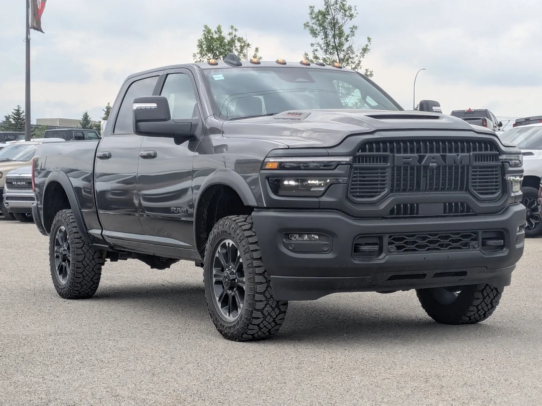 New 2026 Grey RAM Rebel - - 4x4 - 6.4L HEMI V8 - Rebel Level 1 Equip Grp - 5th Wheel/Gooseneck Prep & More! image 2