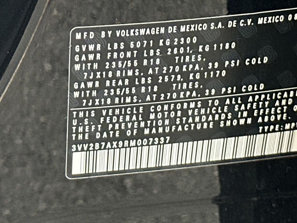 Used 2024 Black Volkswagen 2.0T SE image 31