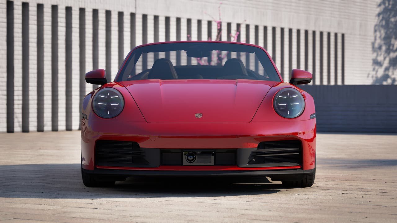 New 2027 Guards Red Porsche Carrera 4S Cabriolet image 8