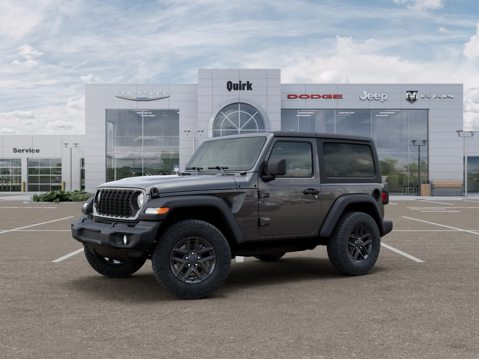 New 2026 Granite Crystal Metallic Clearcoat Jeep Sport S image 28