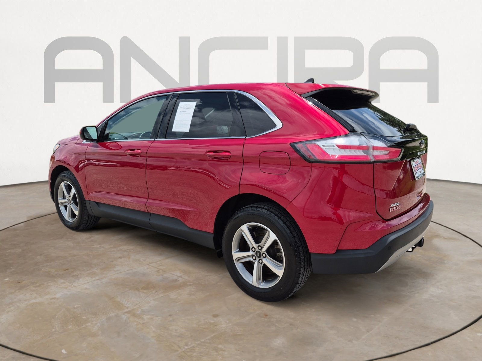 Used 2023 Red Metallic Ford SEL image 8