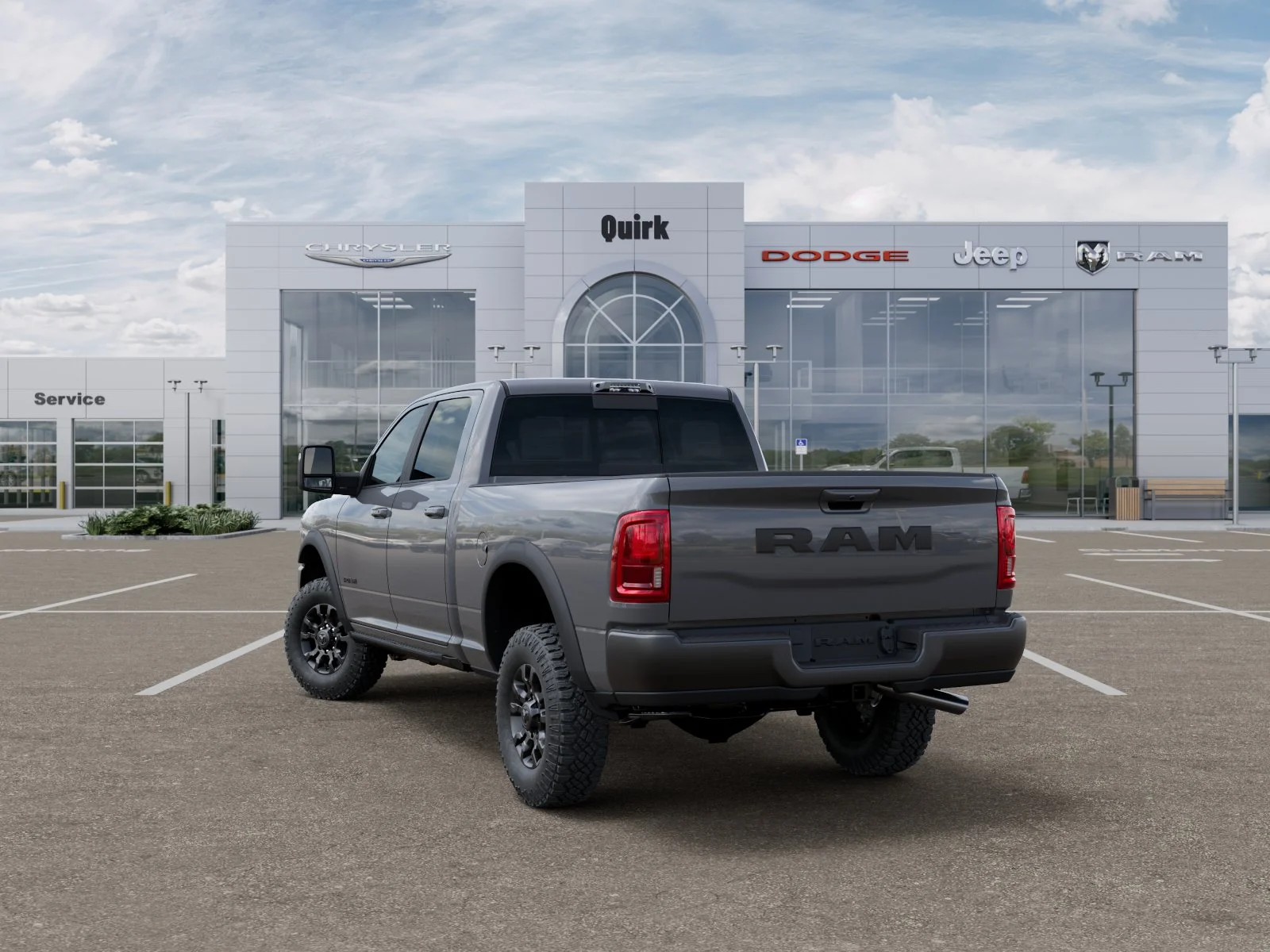 New 2026 Ceramic Gray Clear-Coat Exterior Paint RAM Power Wagon image 29