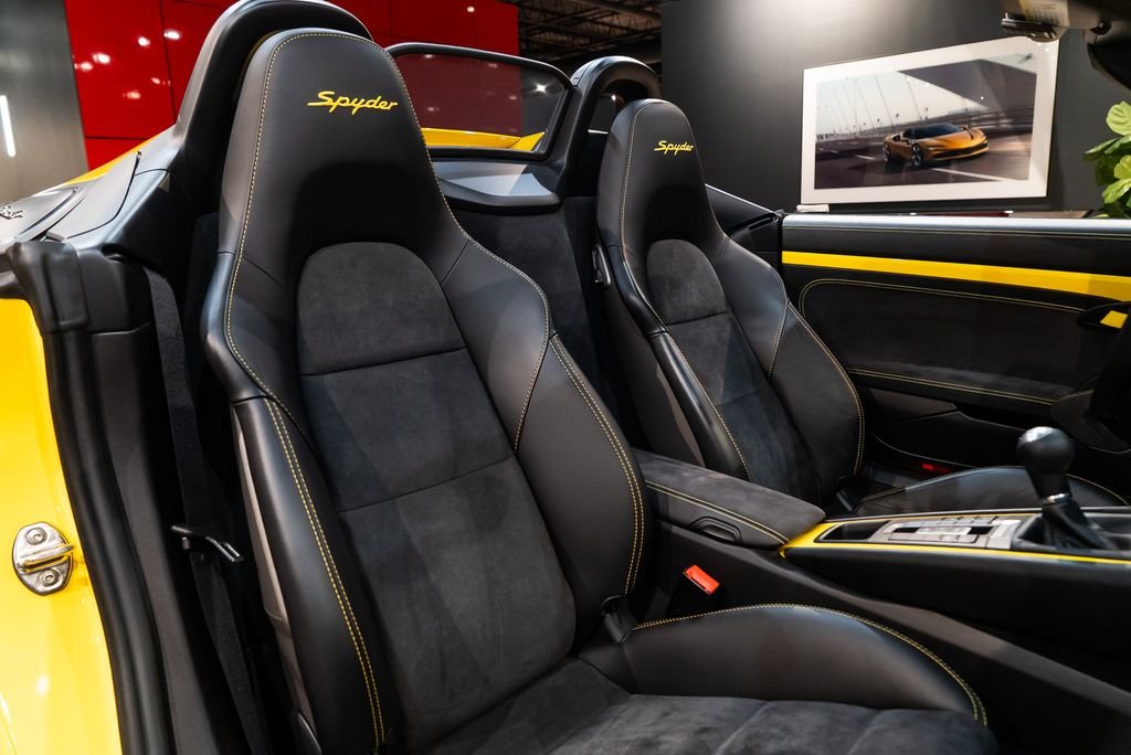 Used 2016 Racing Yellow Porsche Spyder image 38
