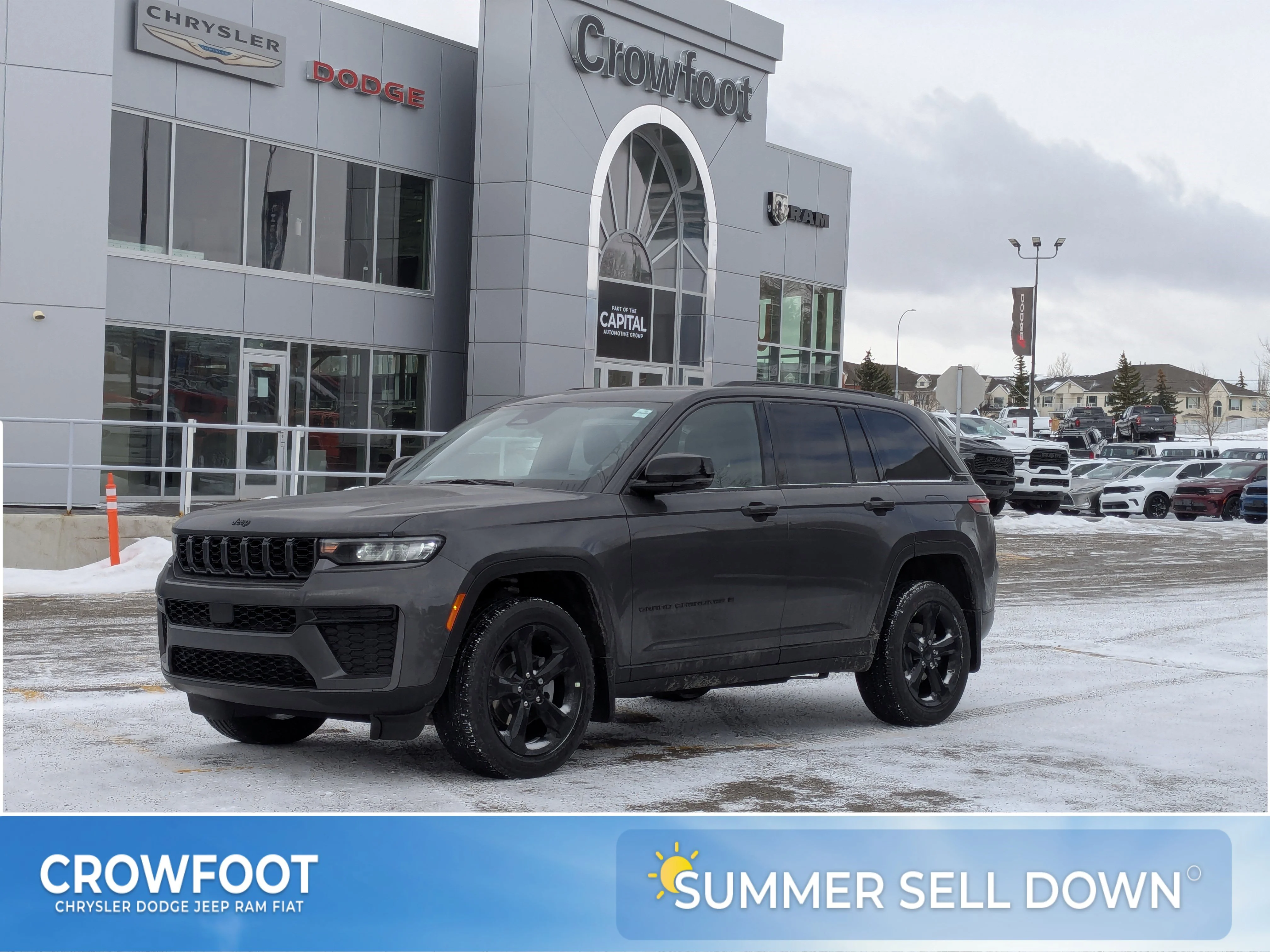 New 2026 Grey Jeep Altitude - - Altitude Appearance Package - Power Sunroof & More image 1