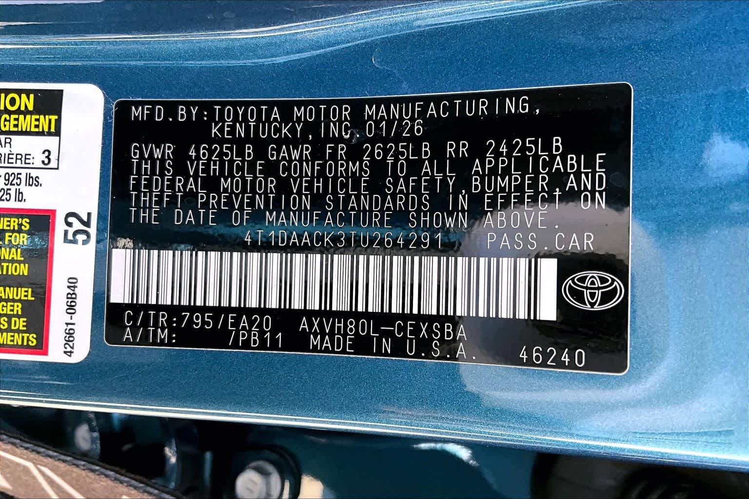 Used 2026 Ocean Gem Toyota SE image 35