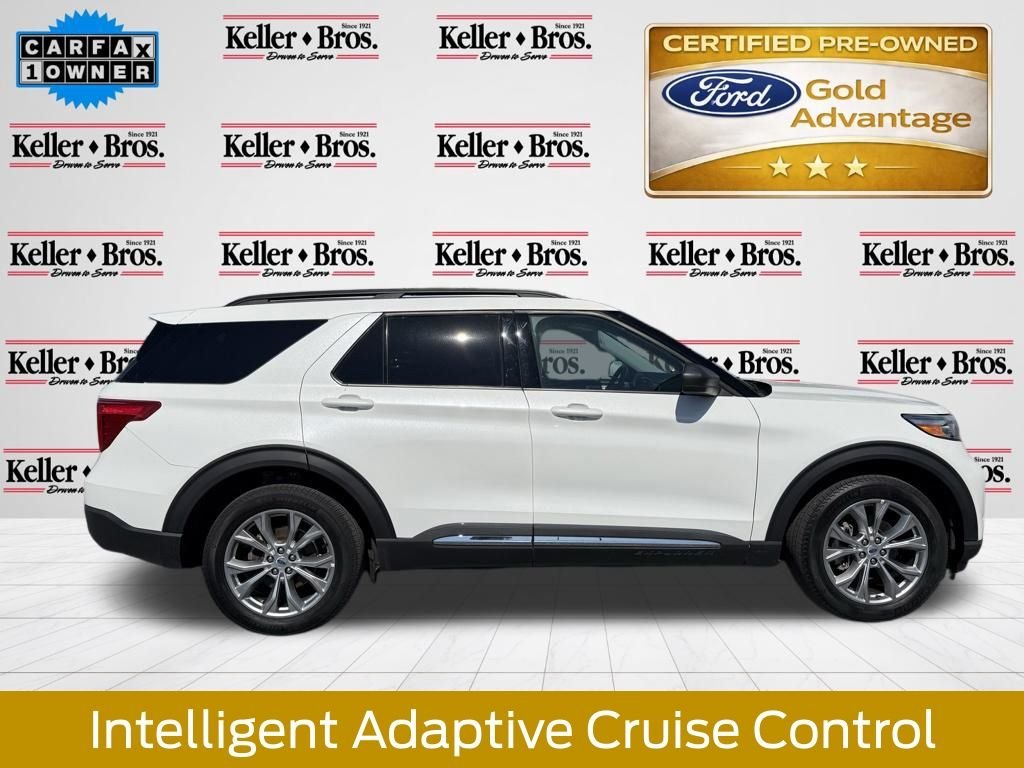 Certified Used 2023 White Metallic Ford XLT image 9