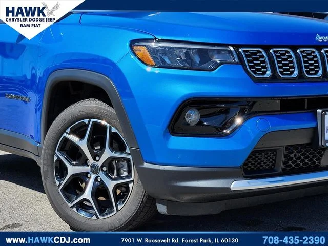 Certified Used 2025 Blue Jeep Limited image 3