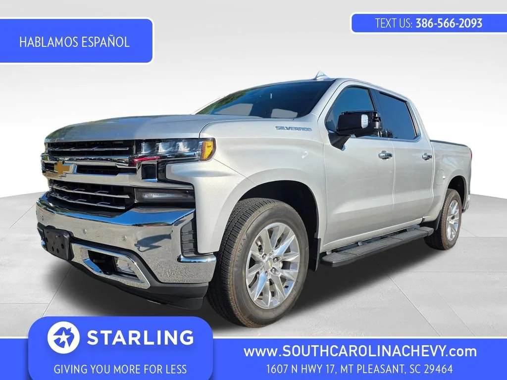Used 2019 SILVER ICE METALLIC Chevrolet LTZ image 1