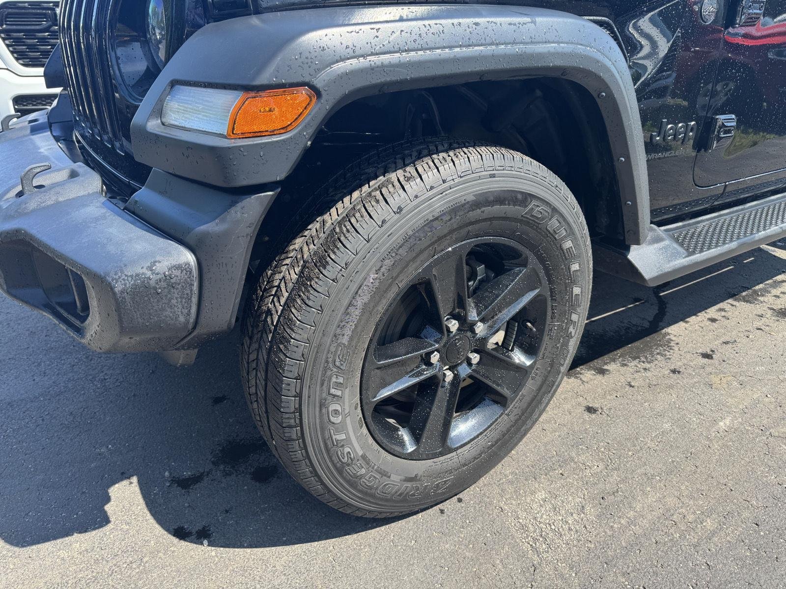 Used 2023 Black Clearcoat Jeep Sport Altitude image 4