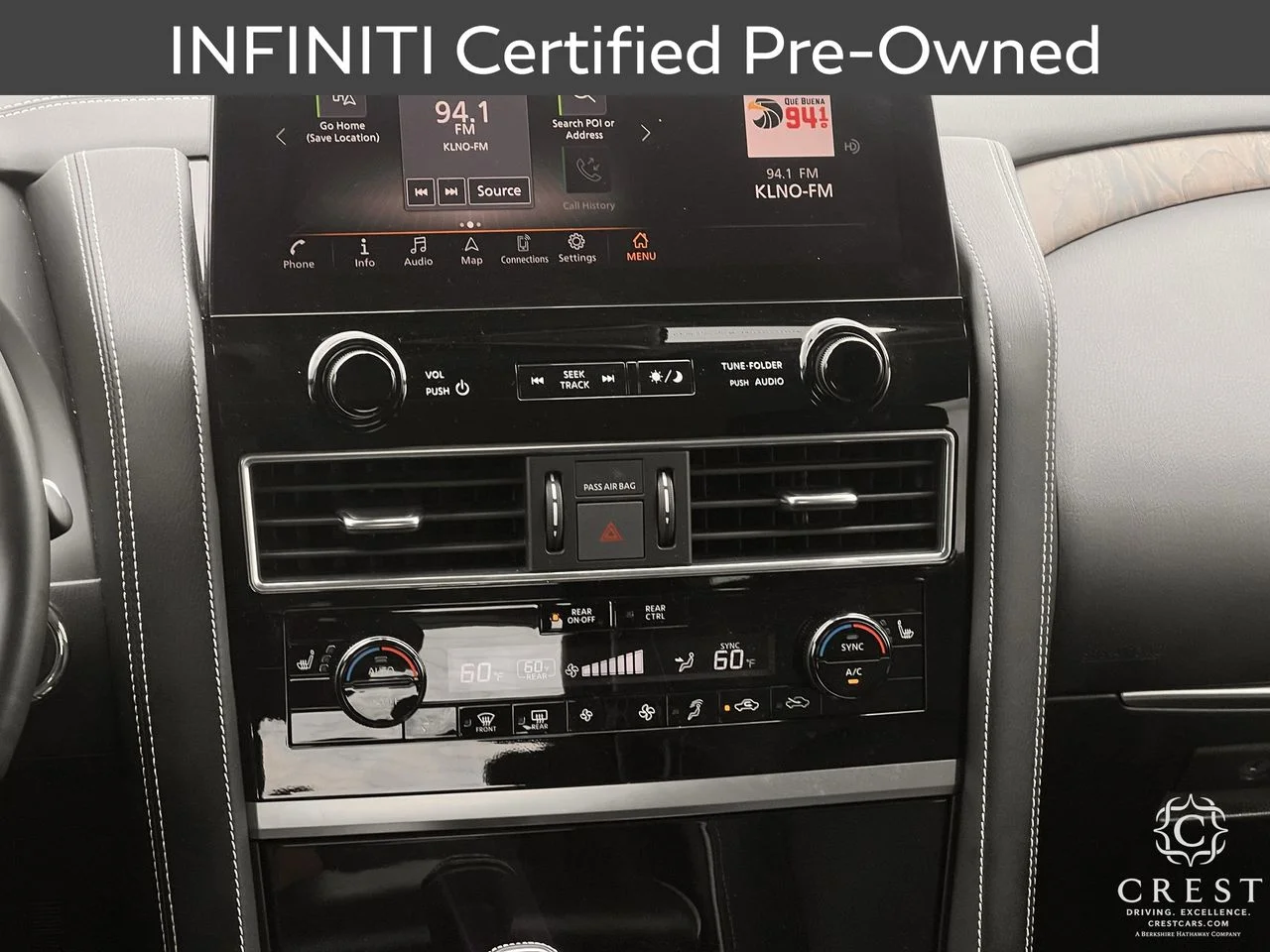 Certified Used 2023 Anthracite Gray INFINITI PREMIUM SELECT image 16