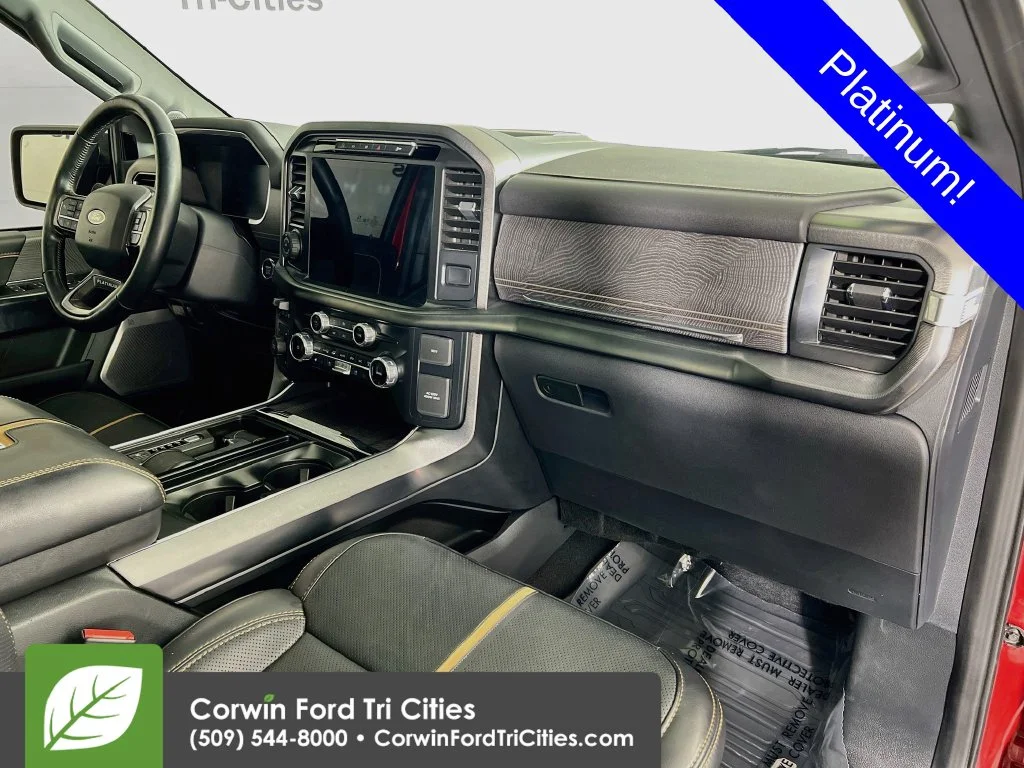 Used 2023 Rapid Red Metallic Tinted Clearcoat Ford Platinum image 31
