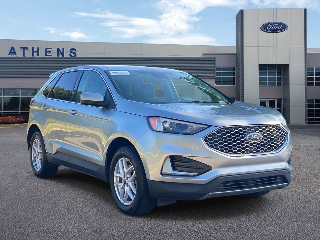 Certified Used 2024 Iconic Silver Metallic Ford SEL image 1
