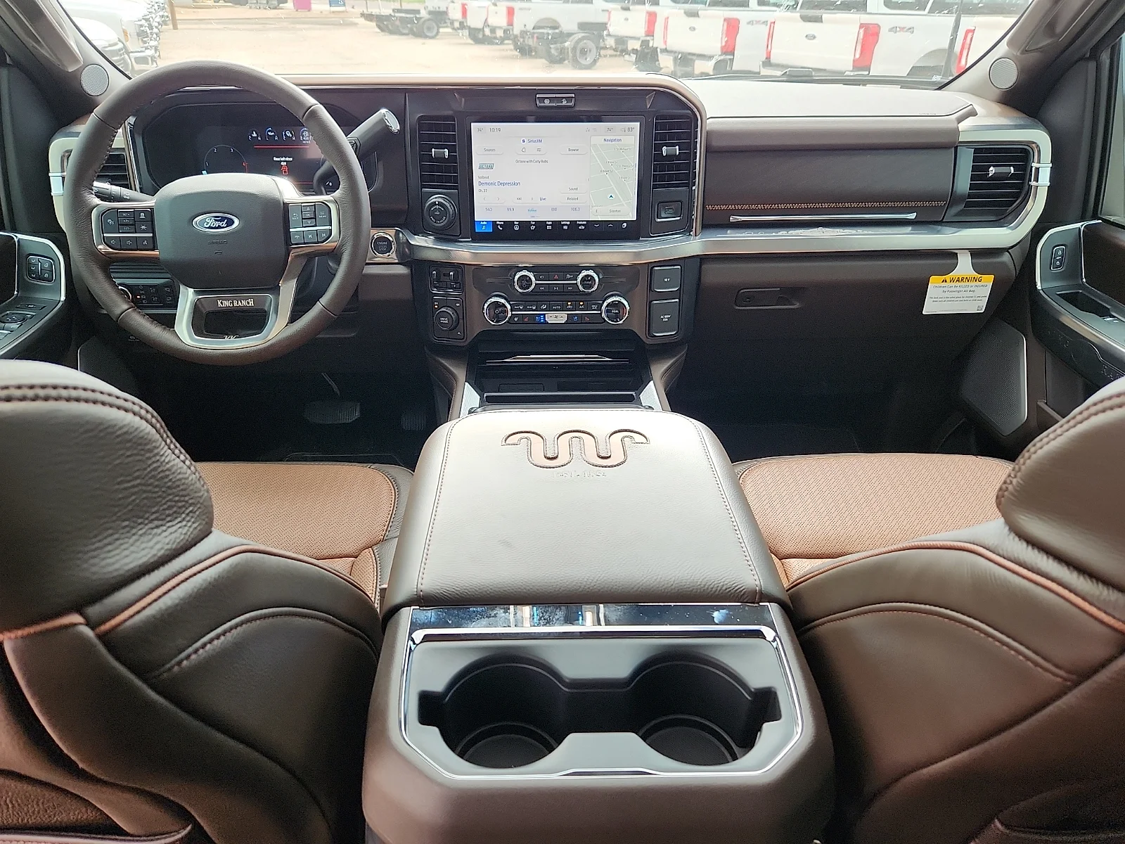 New 2026 Star White Metallic Tri-Coat Ford F-350® King Ranch® image 13