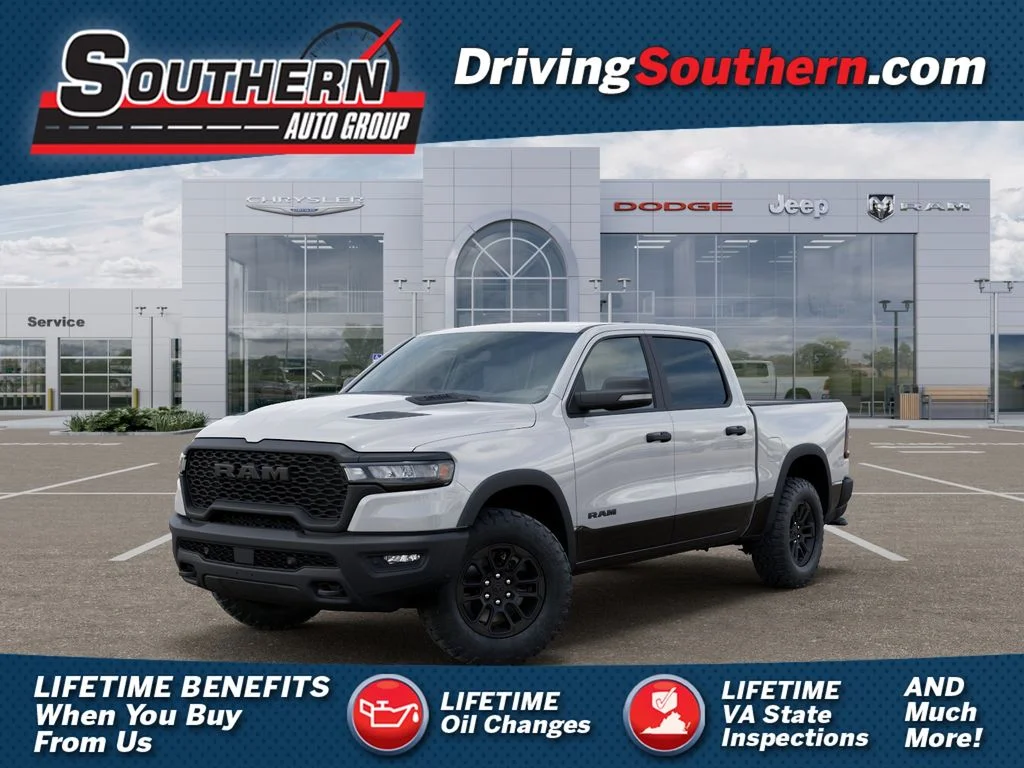 New 2026 Bright White Clear-Coat Exterior Paint RAM Rebel image 1