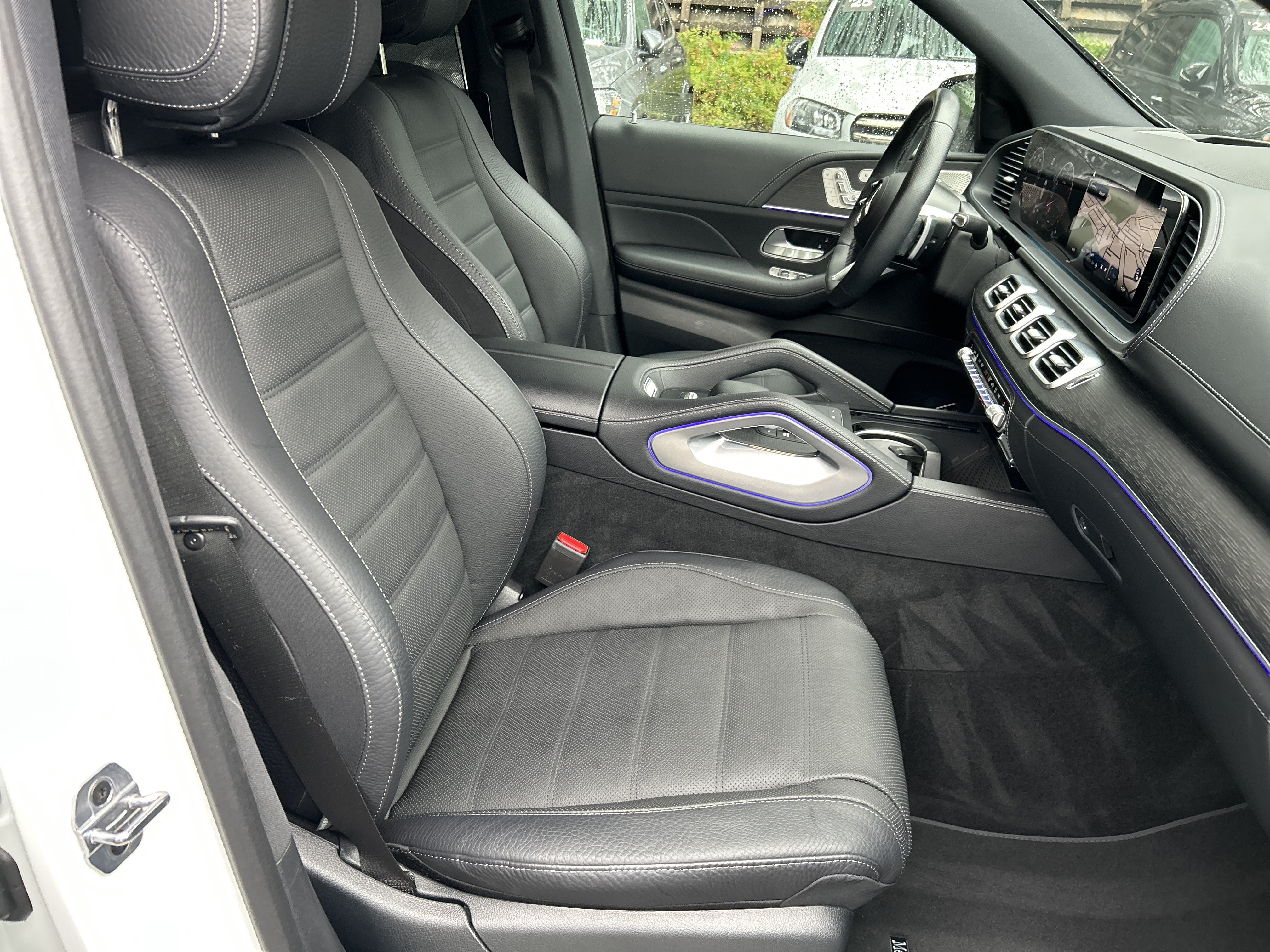 Certified Used 2025 MANUFAKTUR Moonlight White Metallic Mercedes-Benz GLS 450 4MATIC® SUV image 53