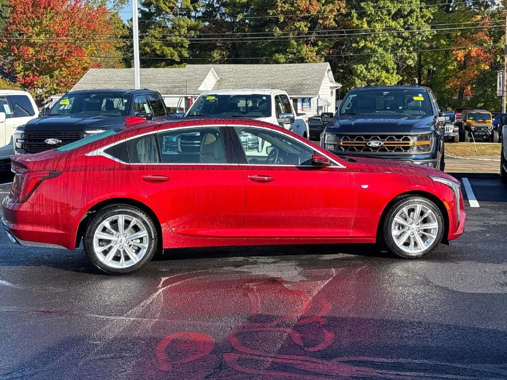 Used 2025 Radiant Red Cadillac Premium Luxury image 2