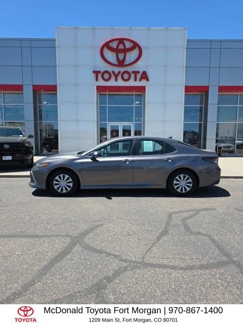 Used 2021 Gray Toyota LE image 2