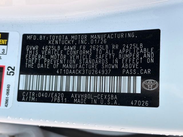 Used 2026 White Toyota SE image 21