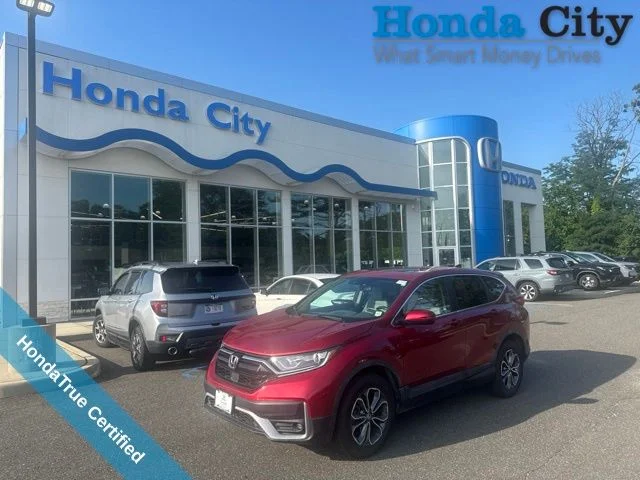 Certified Used 2021 Radiant Red Metallic Honda EX-L image 1