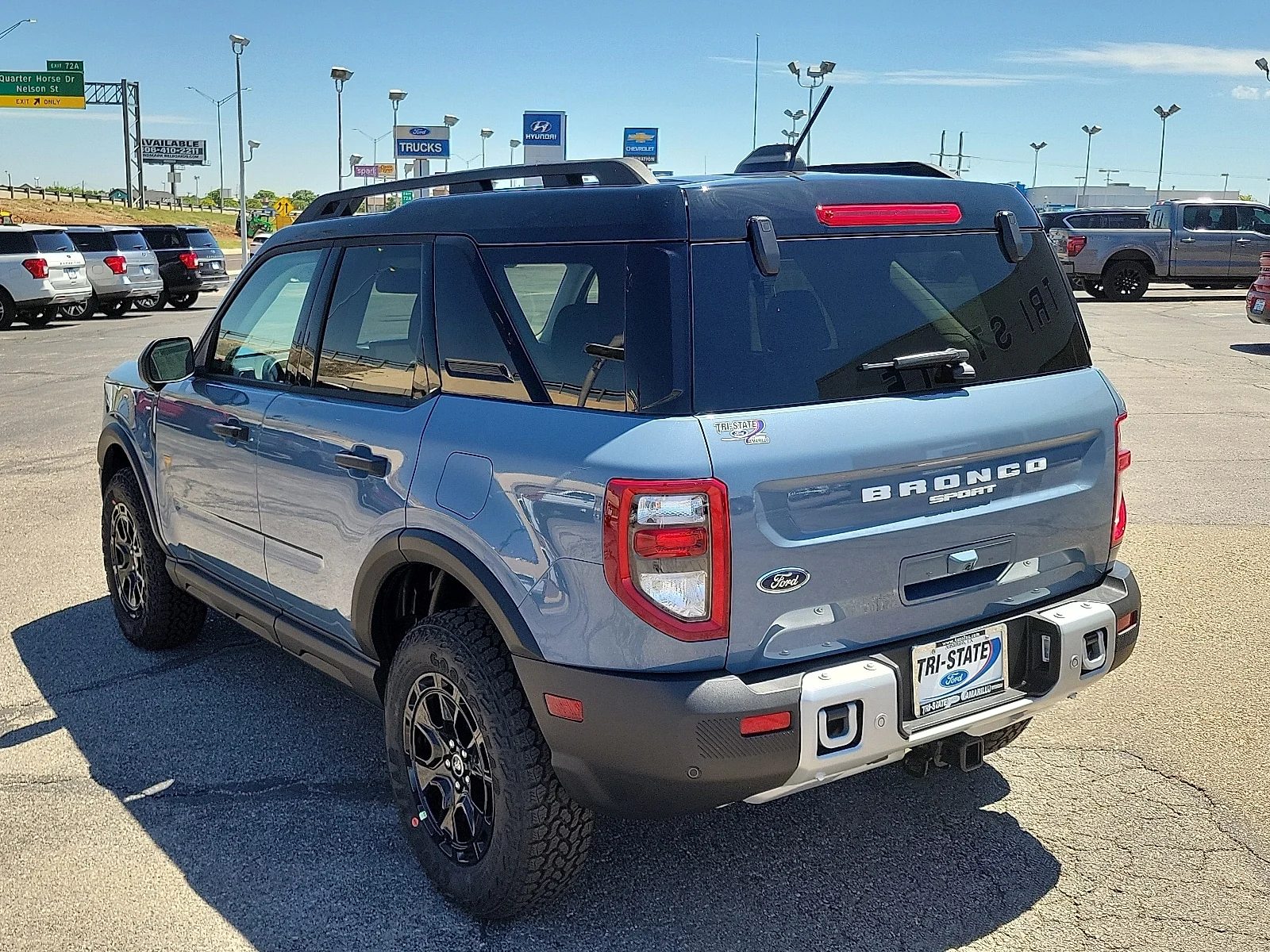 New 2025 Azure Gray Metallic Tri-Coat Ford Badlands&reg; image 3