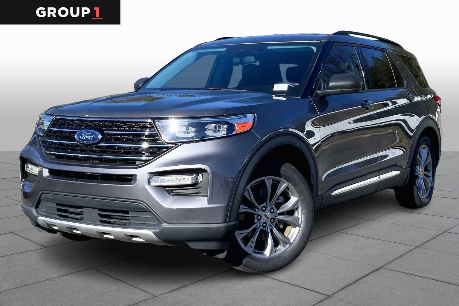 Carbonized Gray Metallic 2021 Ford Explorer XLT RWD SUV / Crossover Rear-Wheel Drive